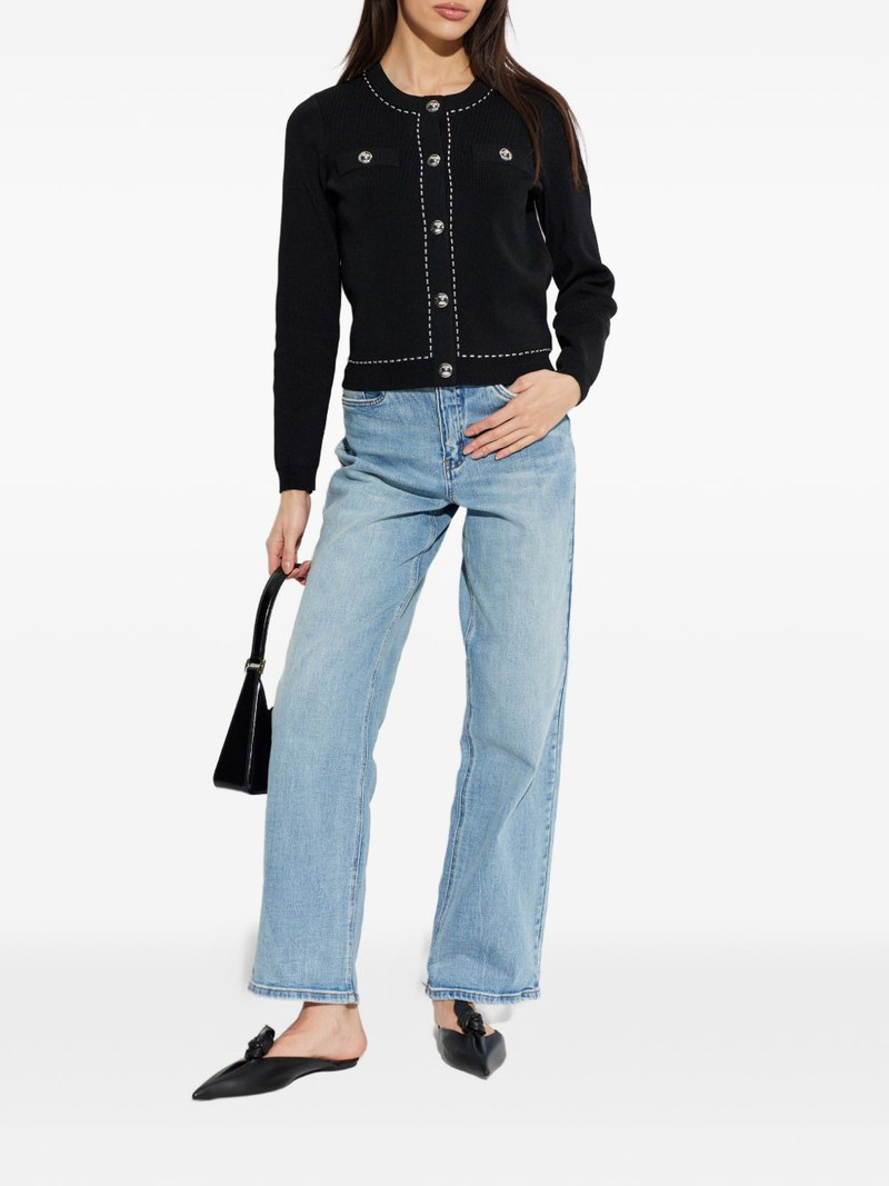 MICHAEL KORS button trim cardigan outlook