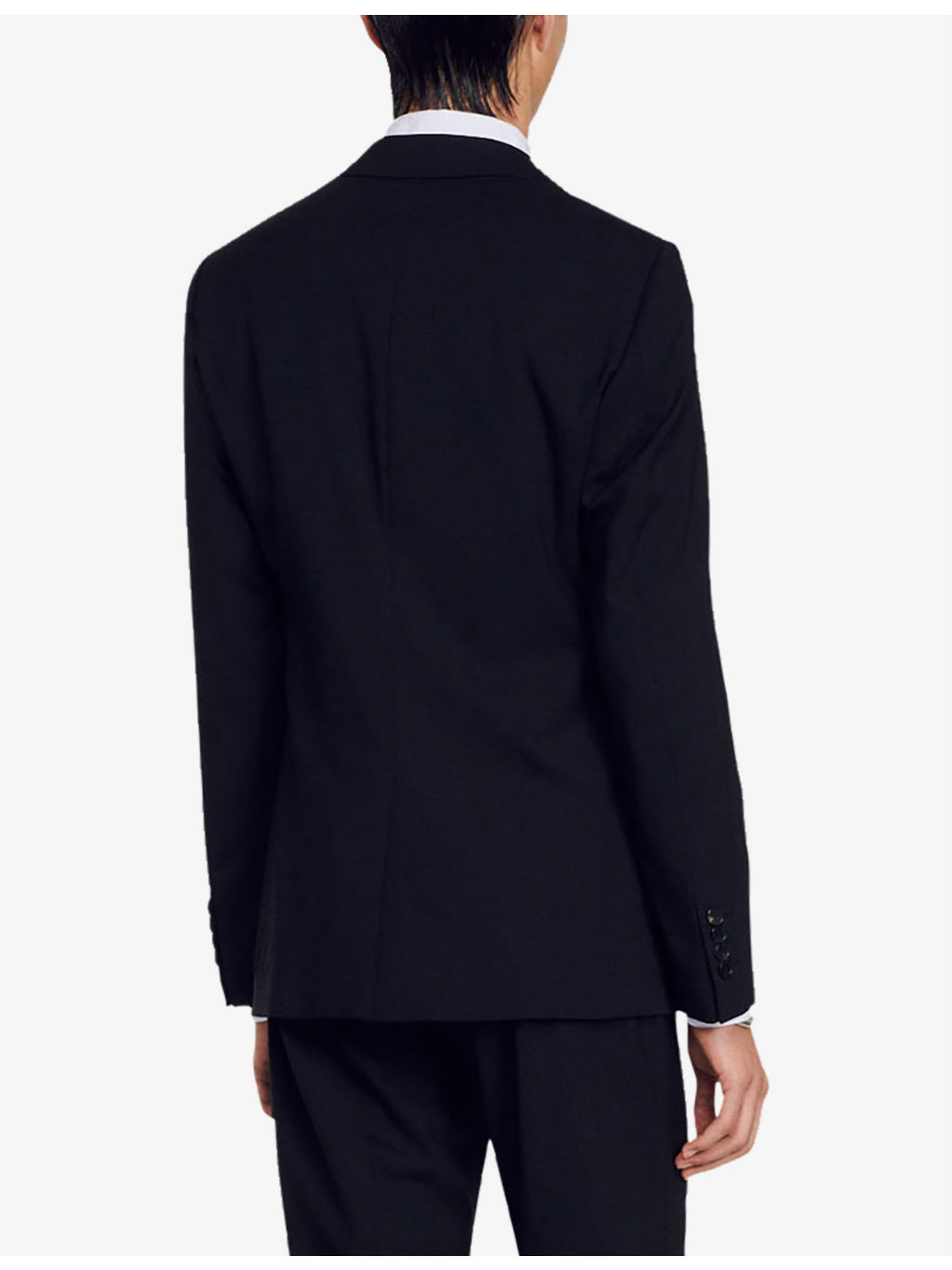 Single-breasted virgin-wool jacket - 4