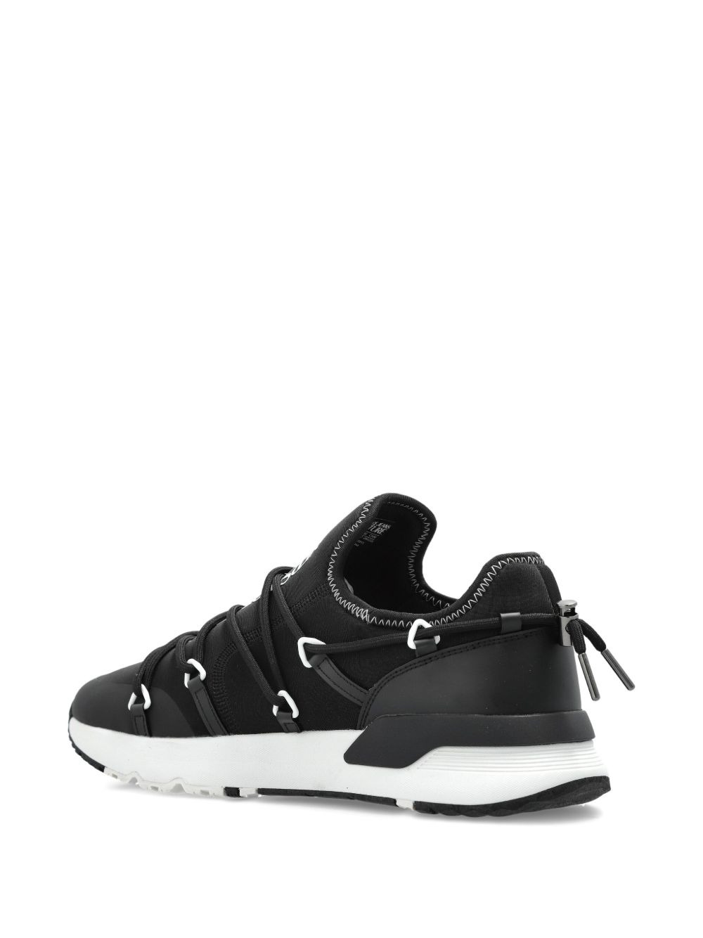 lace-up logo sneakers - 4