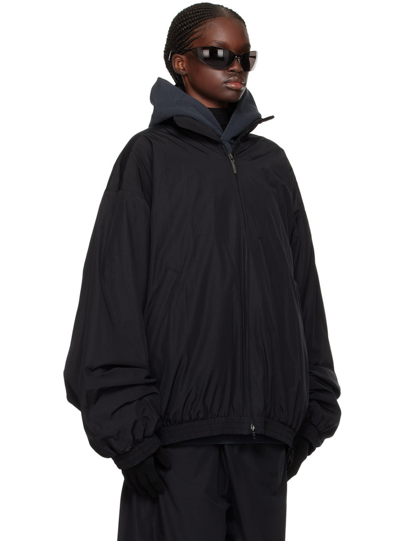 Black DIY Metal Outline Track Jacket 2