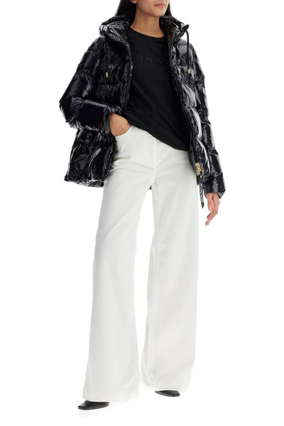 PINKO WIDE LEG TWILL TROUSERS IN ITALIAN outlook