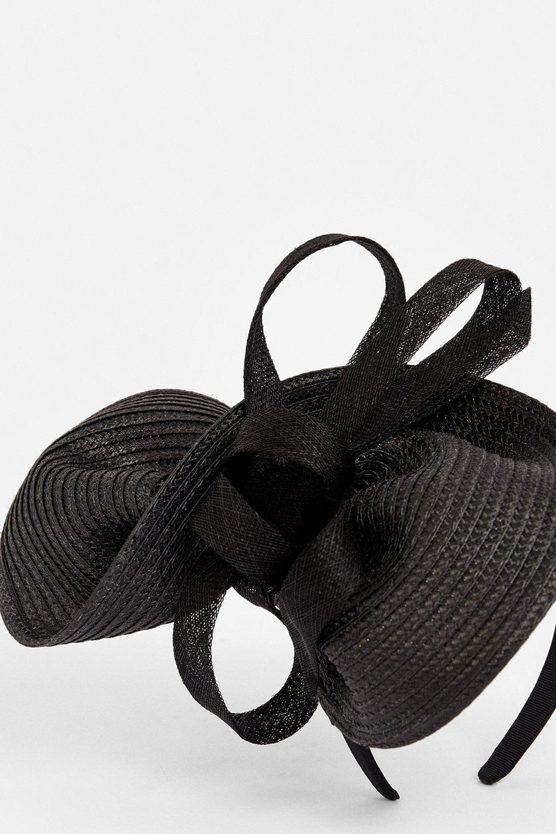 Asymmetric Bow Headband Fascinator 3