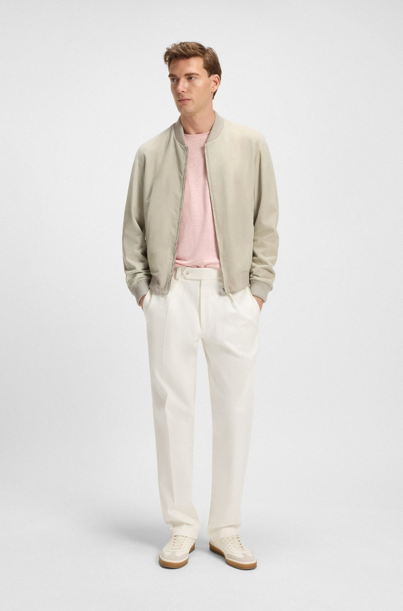 BOSS BECKHAM X BOSS BOMBER JACKET IN SUEDE outlook