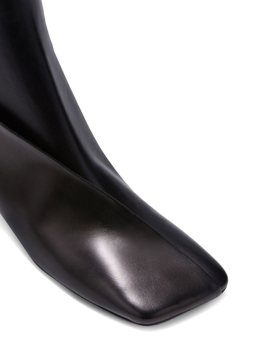 square-toe ankle boots - 5