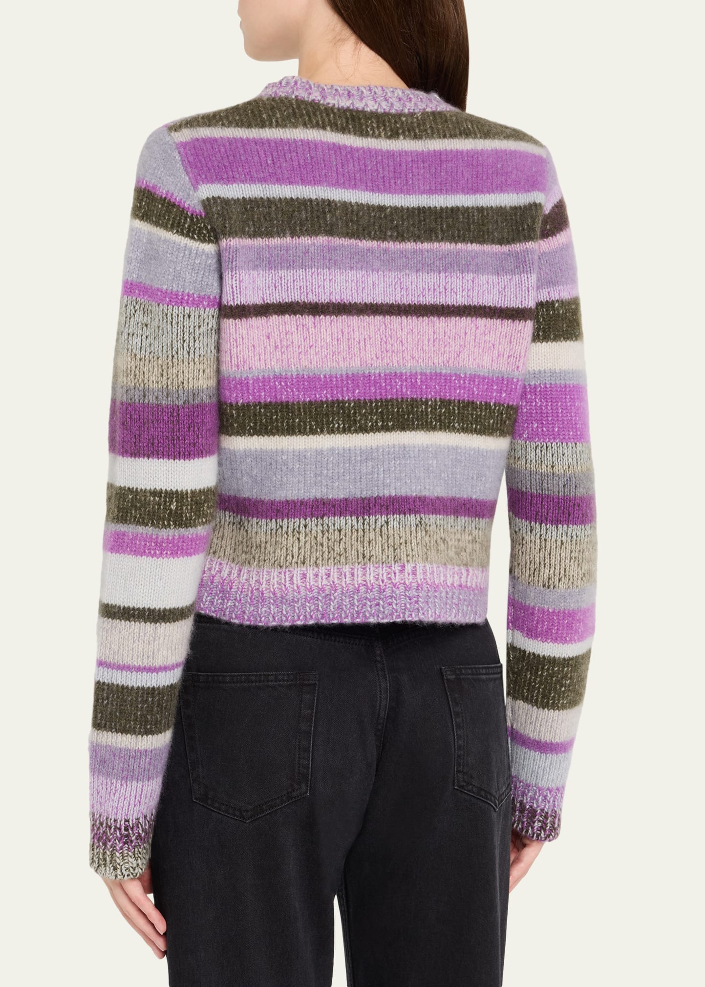 Stripe Cashmere Sweater - 3