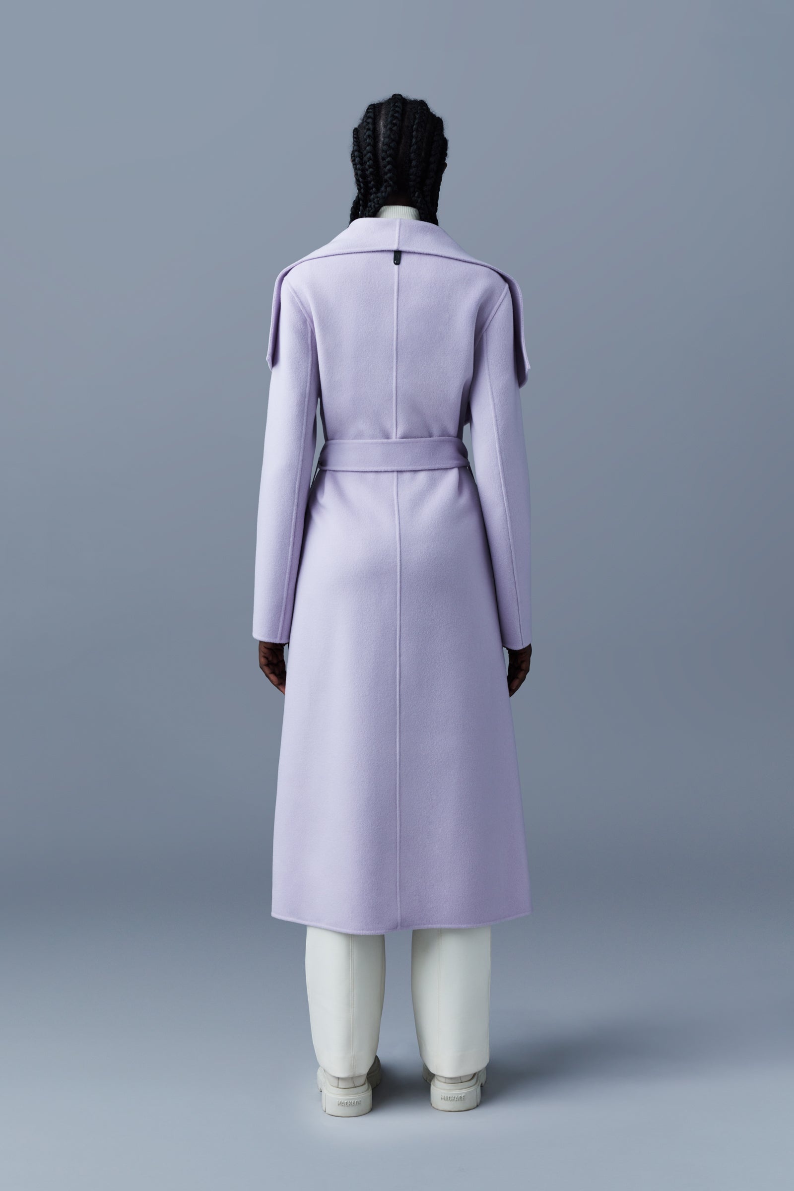 MAI-CN Double-face wool wrap coat - 4