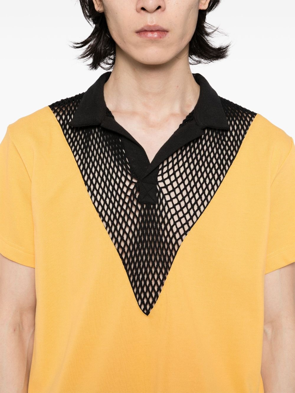 hybrid lace polo - 4