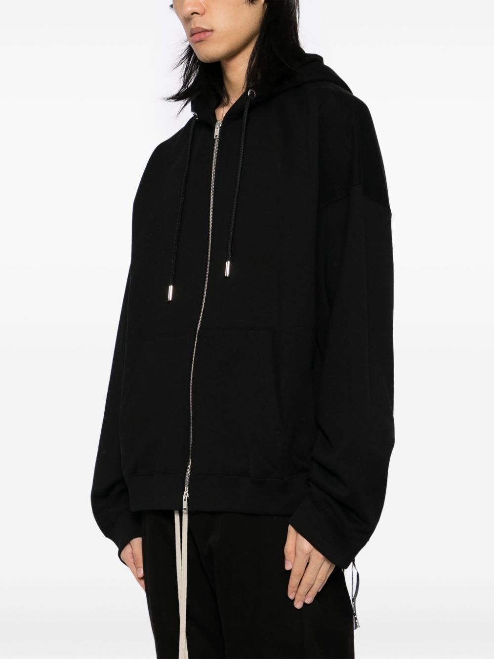 logo beaded hoodie - 3