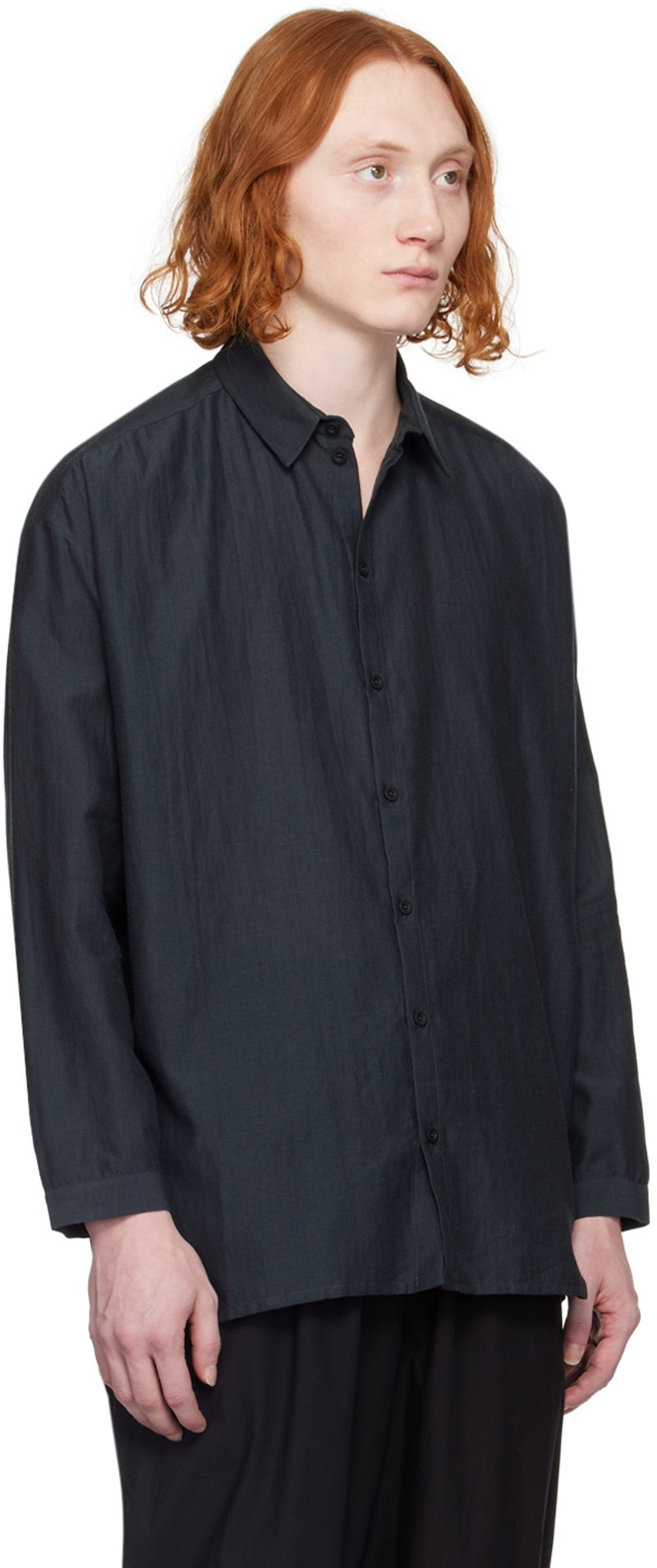 Toogood Black 'The Draughtsman' Shirt outlook