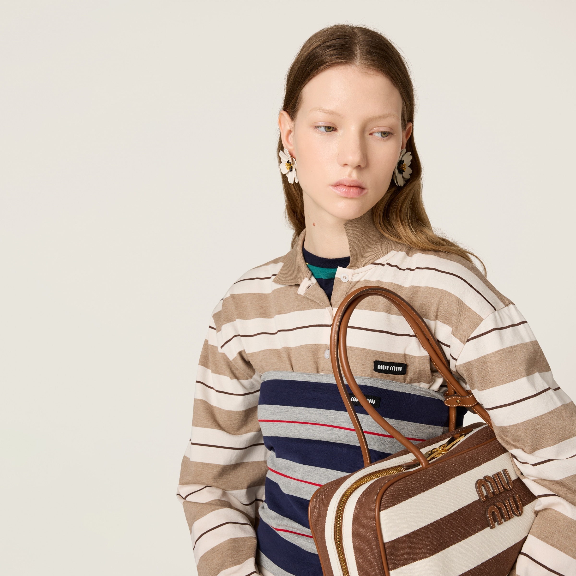 Striped jersey top - 5