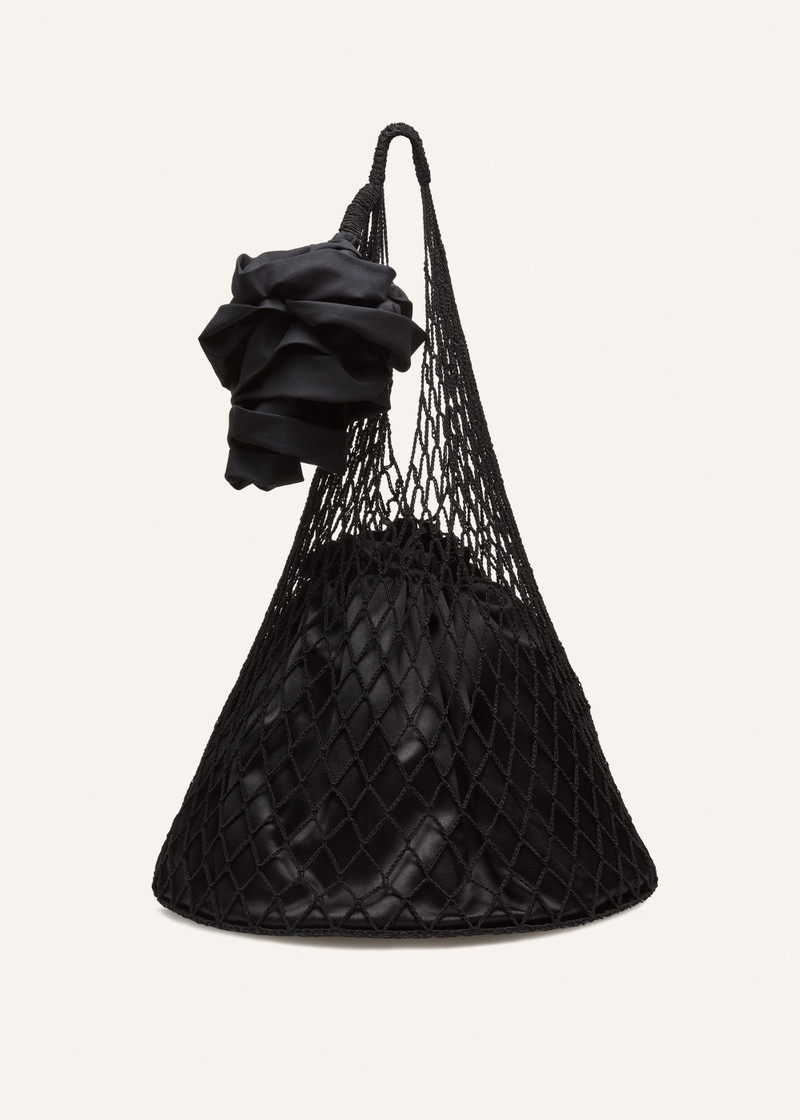 MAGDA BUTRYM Maxi Devana bag in black outlook