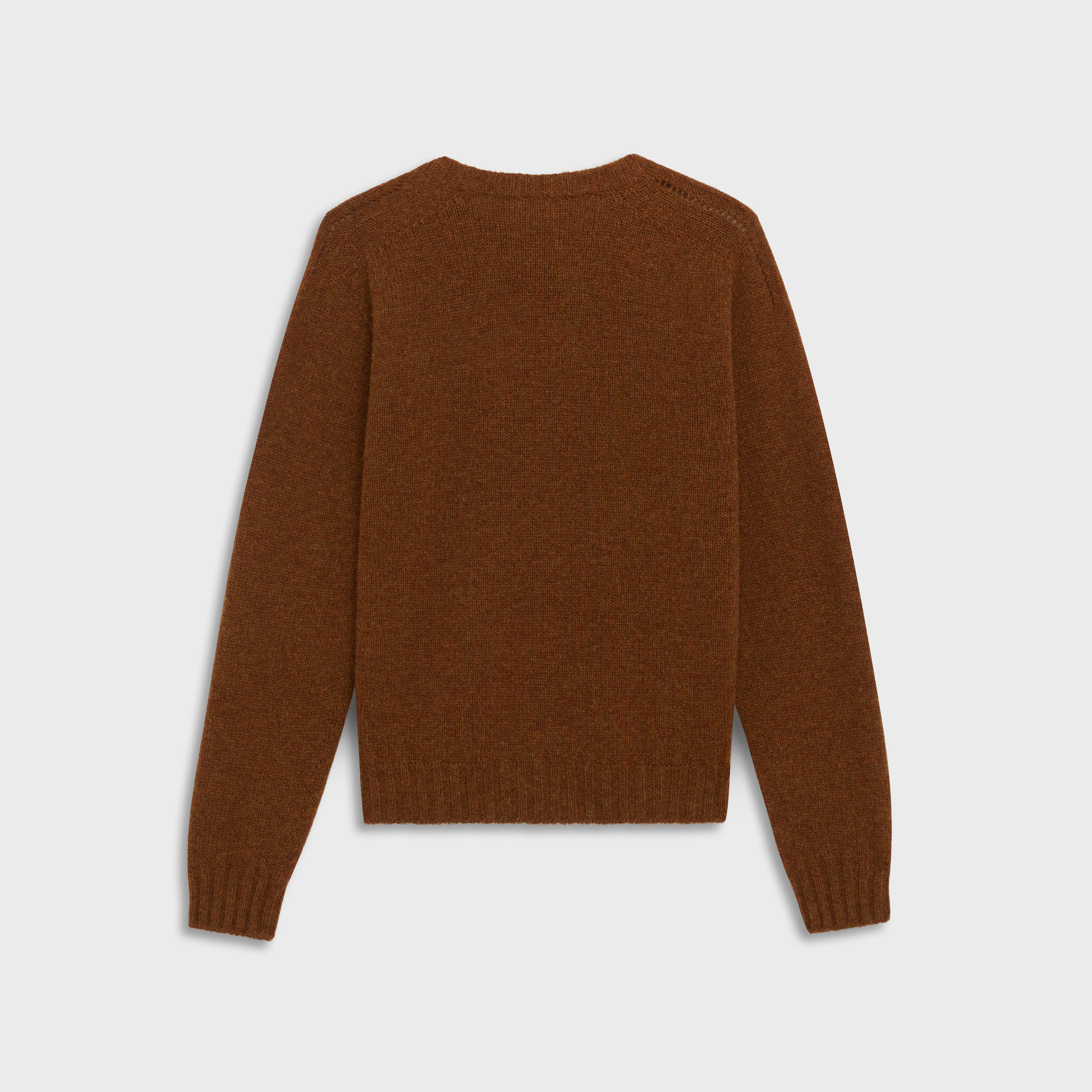 CREW NECK SWEATER IN ICONIC SHETLAND - 2