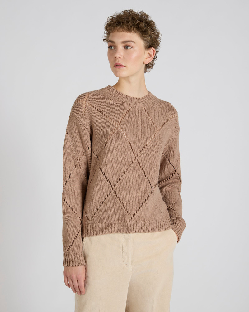 SLOWEAR Wide fit crewneck sweater in wool and Alpaca outlook
