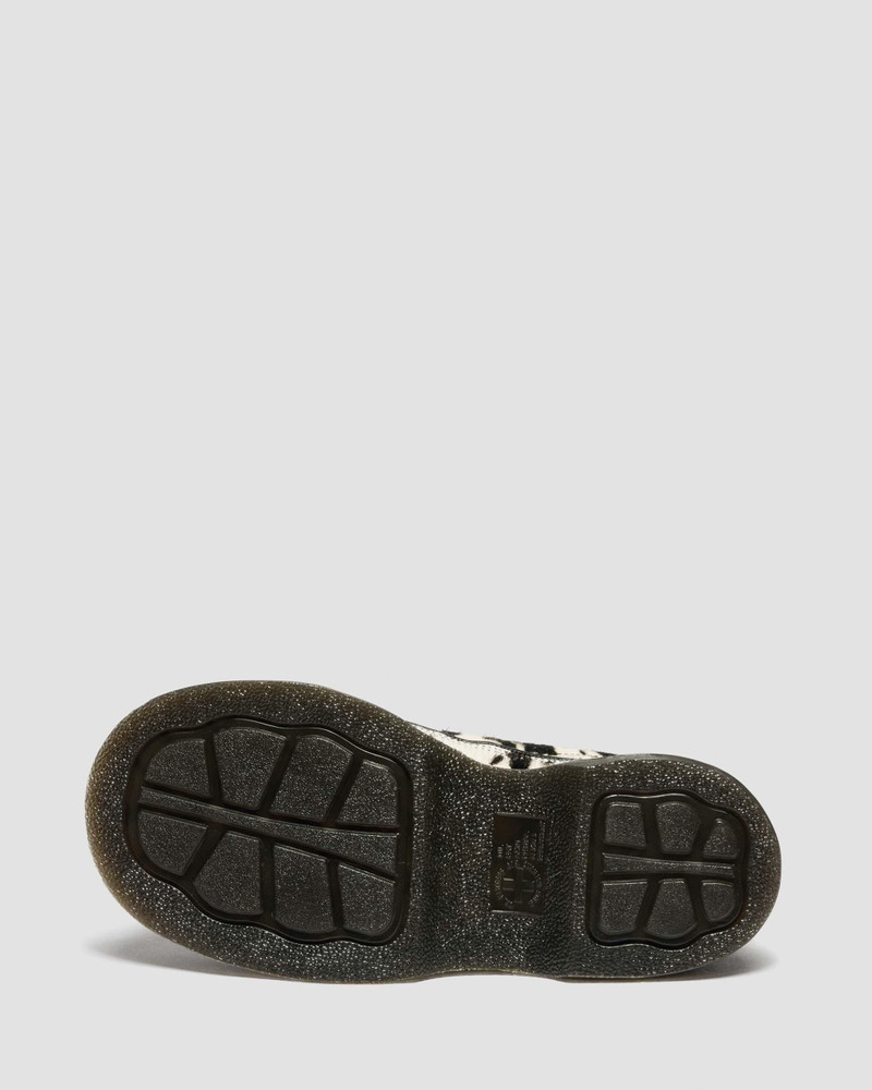 BUZZ 5-Eye Dalmatian Hair On Leather Shoes 3