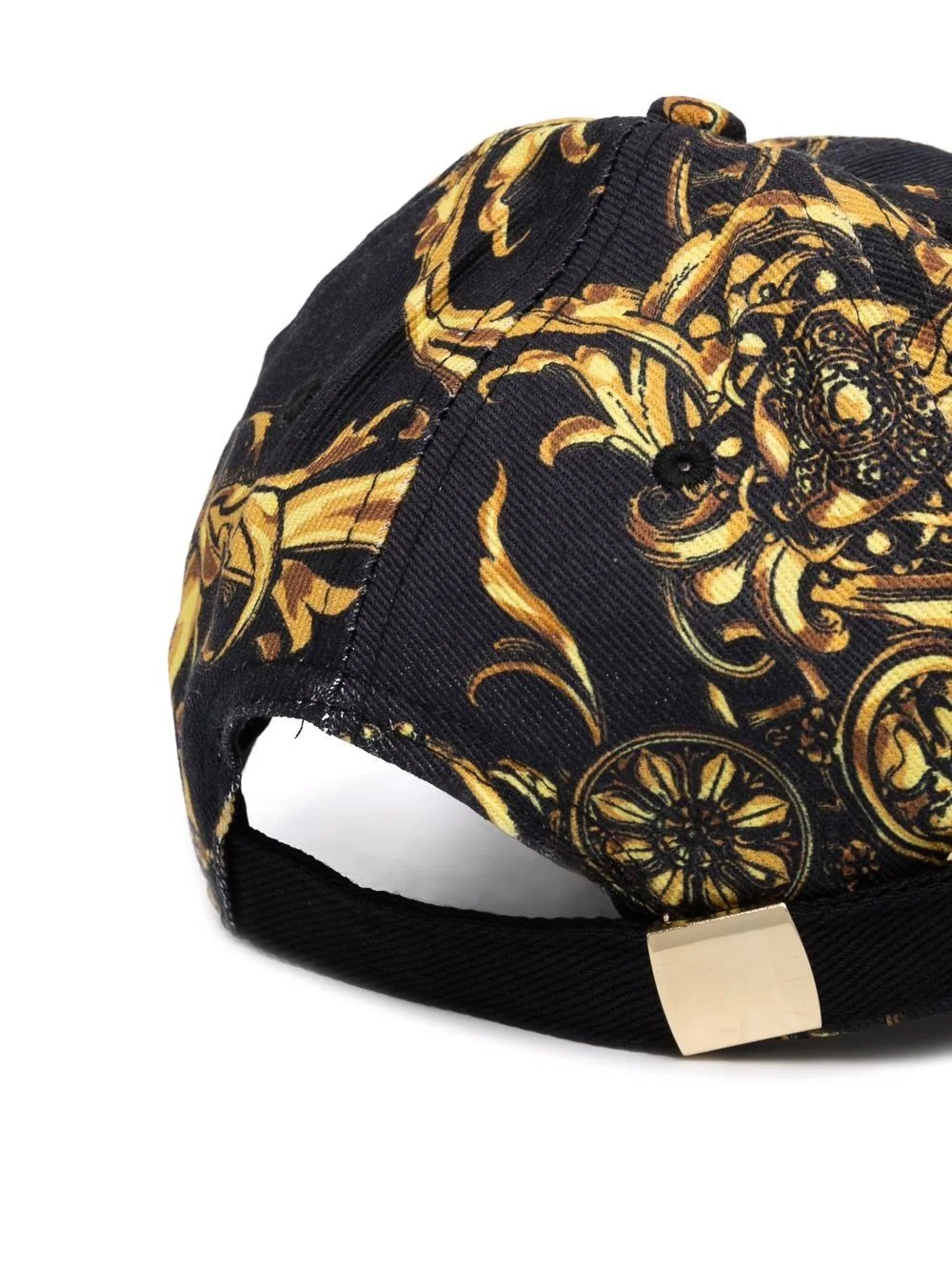 baroque-print baseball cap - 2