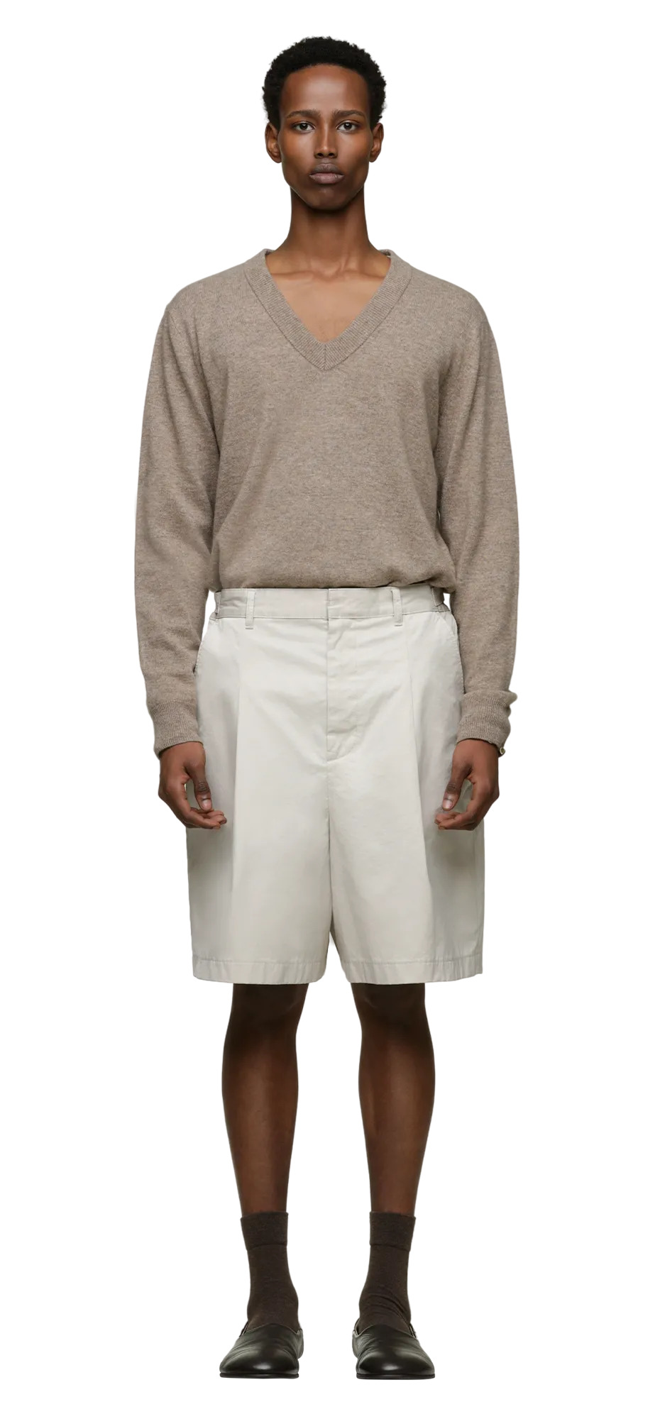 AOSHI SHORT WHITE CLAY - 4