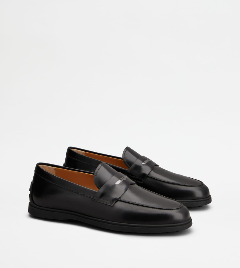 LOAFERS IN LEATHER - BLACK 2