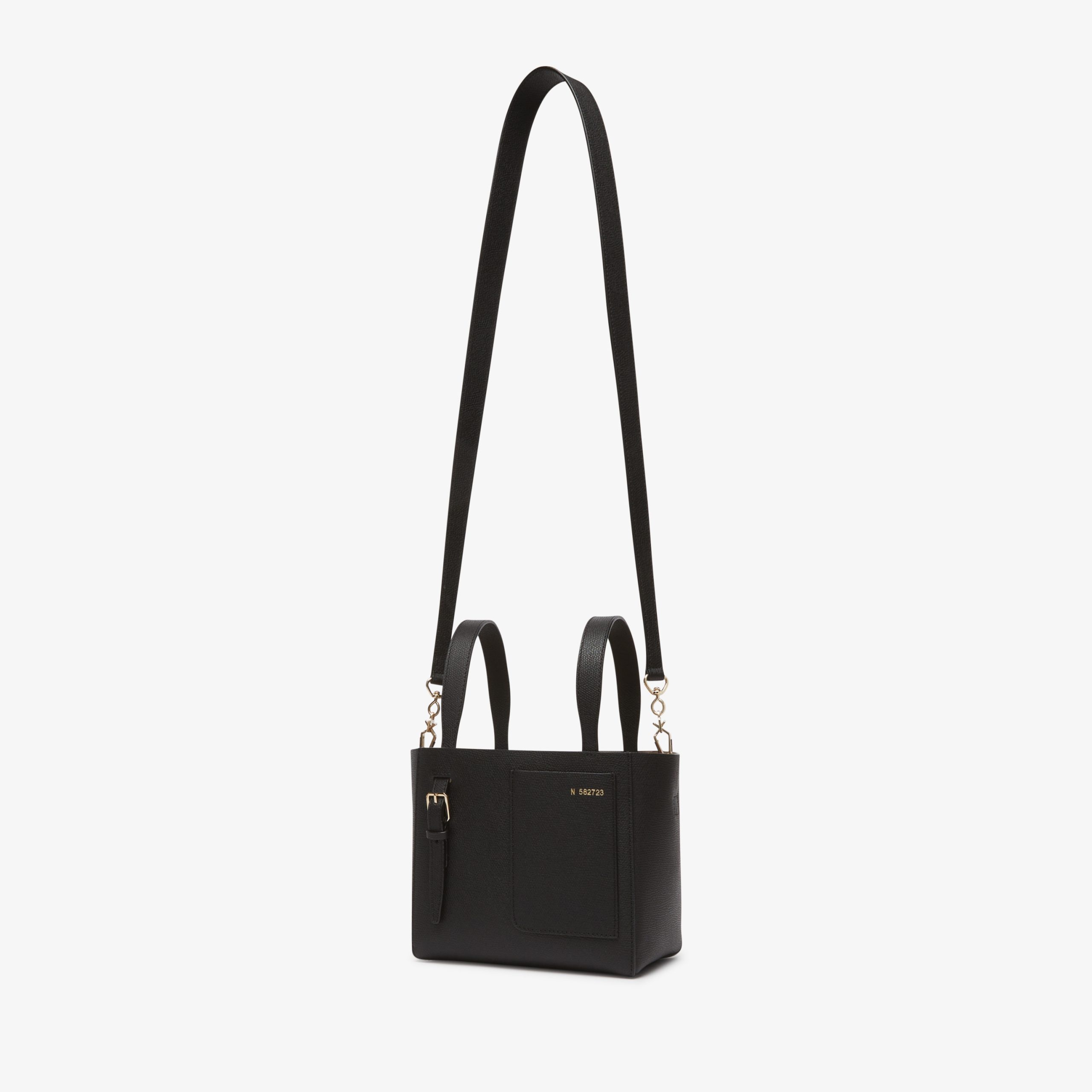 Valextra – Soft Bucket Micro Bag – Black - 4