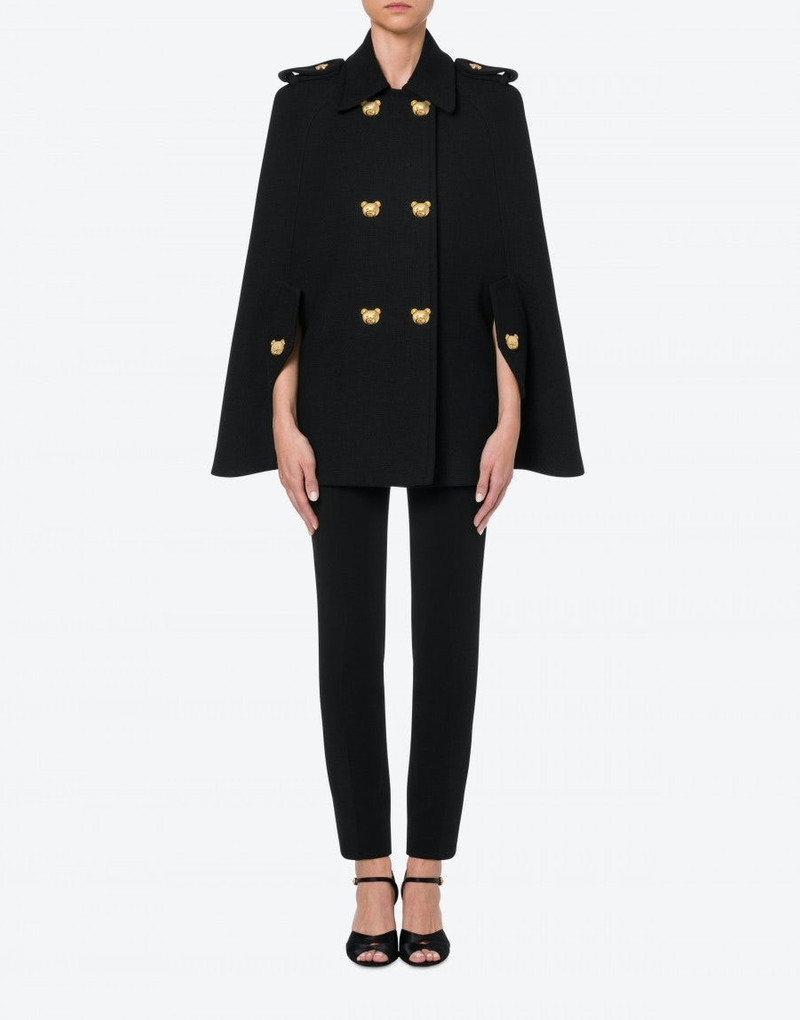Moschino TEDDY BUTTONS BOUCLÉ CAPE outlook