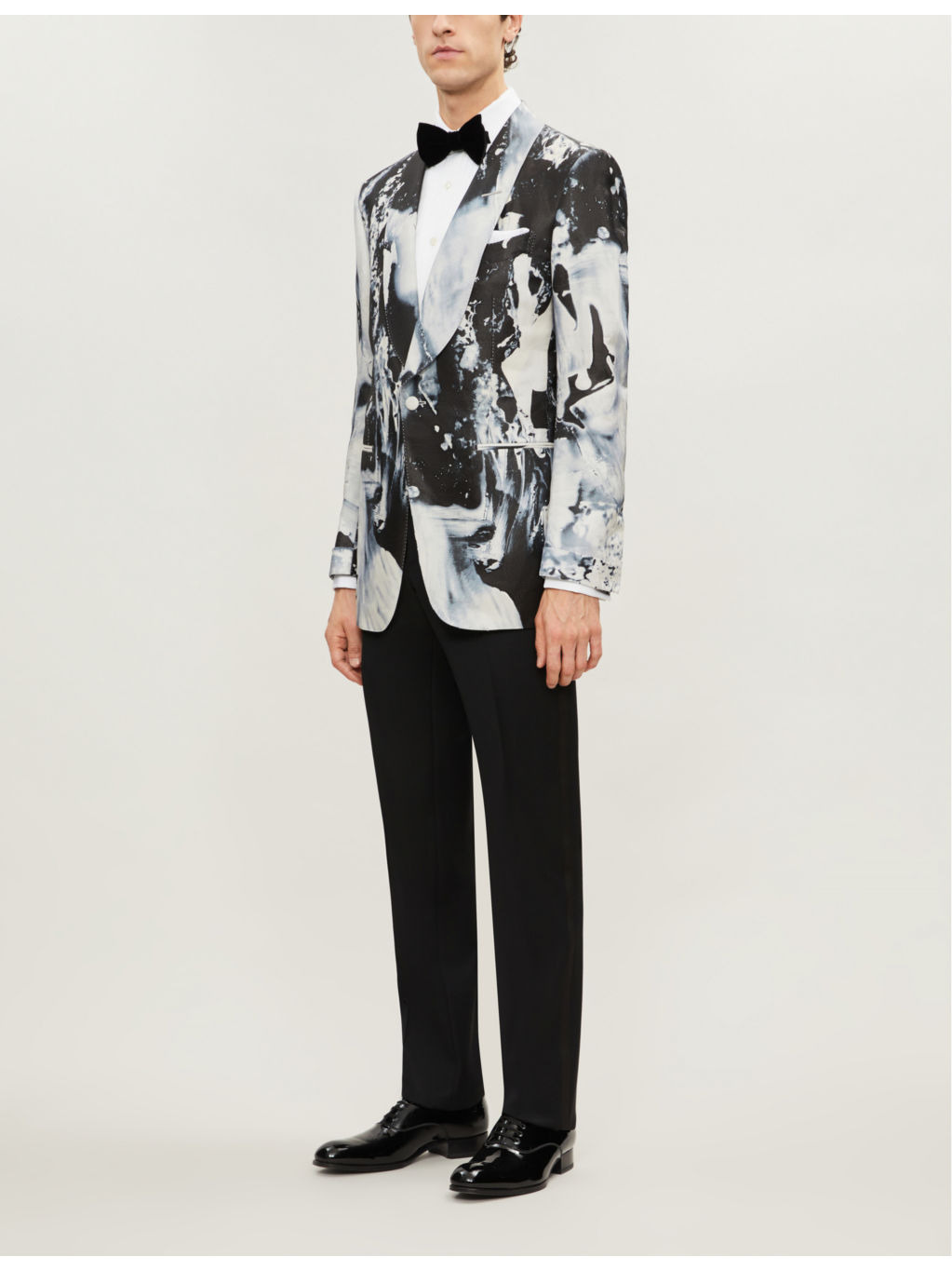 Slim-fit cotton evening shirt - 3