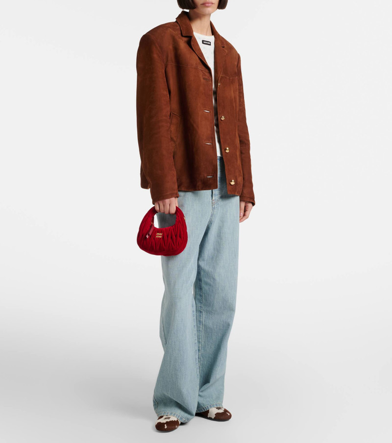 Miu Miu Suede jacket outlook