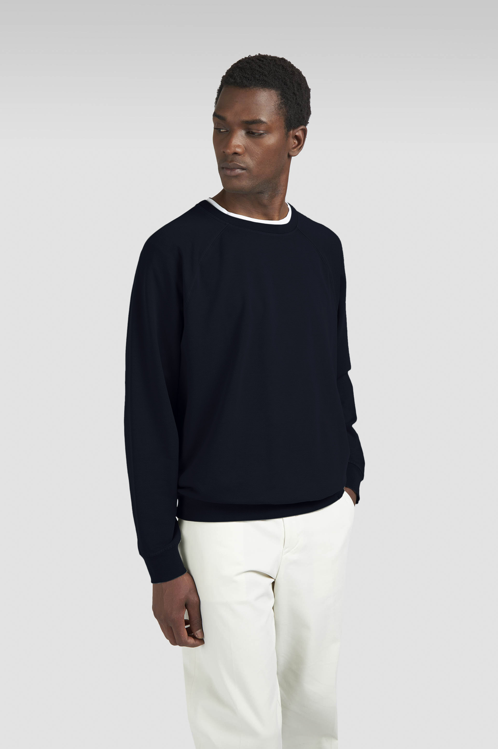 X-SOFT GARMENT-DYED COTTON SWEATSHIRT - 6
