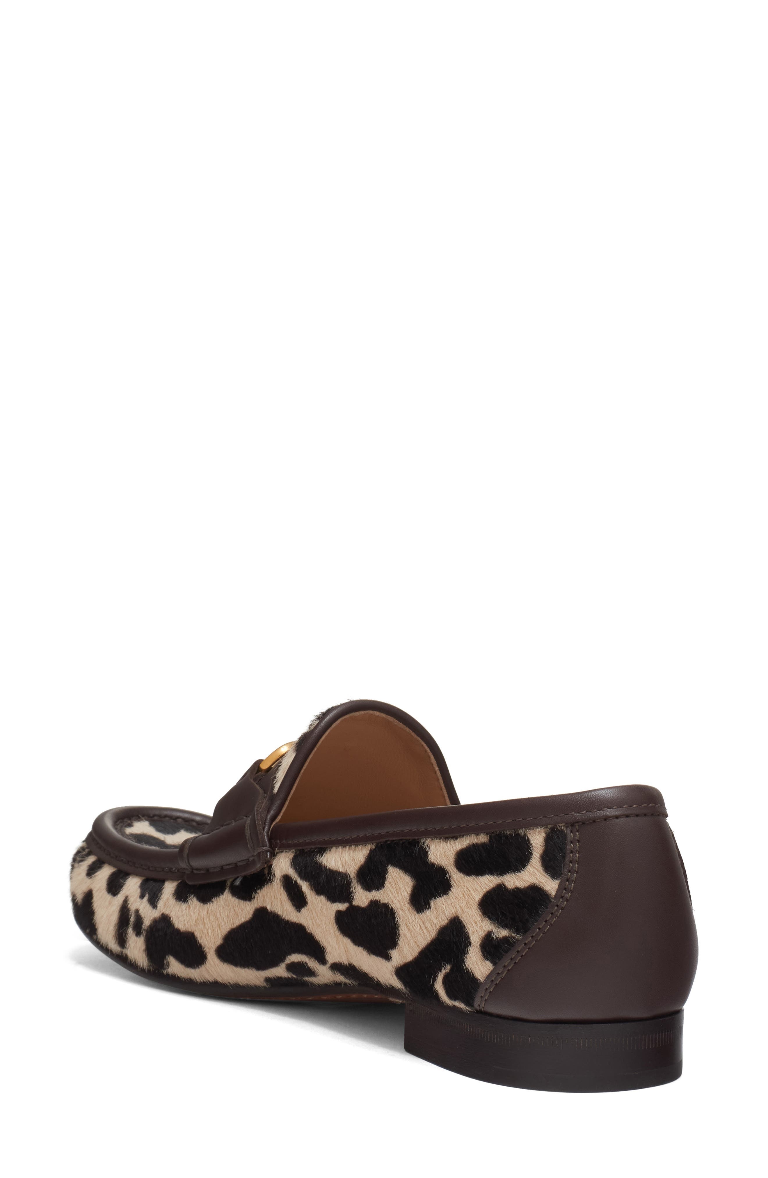 Valentino Garavani VLOGO Signature Genuine Calf Hair Loafer in Natural/Brown at Nordstrom - 2