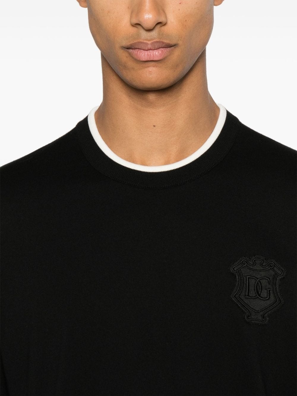 logo-embroidered sweater - 5