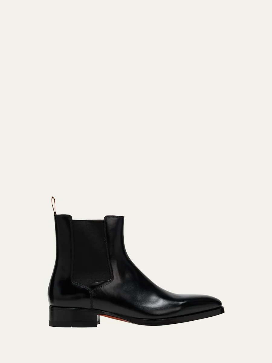 Men's Eugene Leather Chelsea Boots - 1