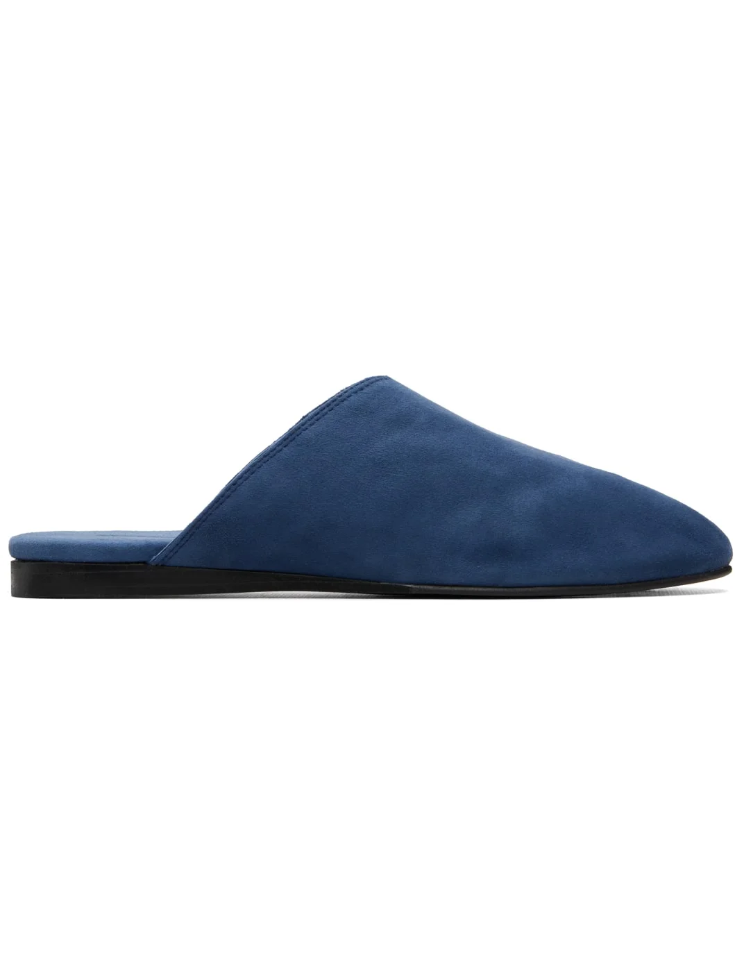 Blue Slip On Flat Loafers - 1