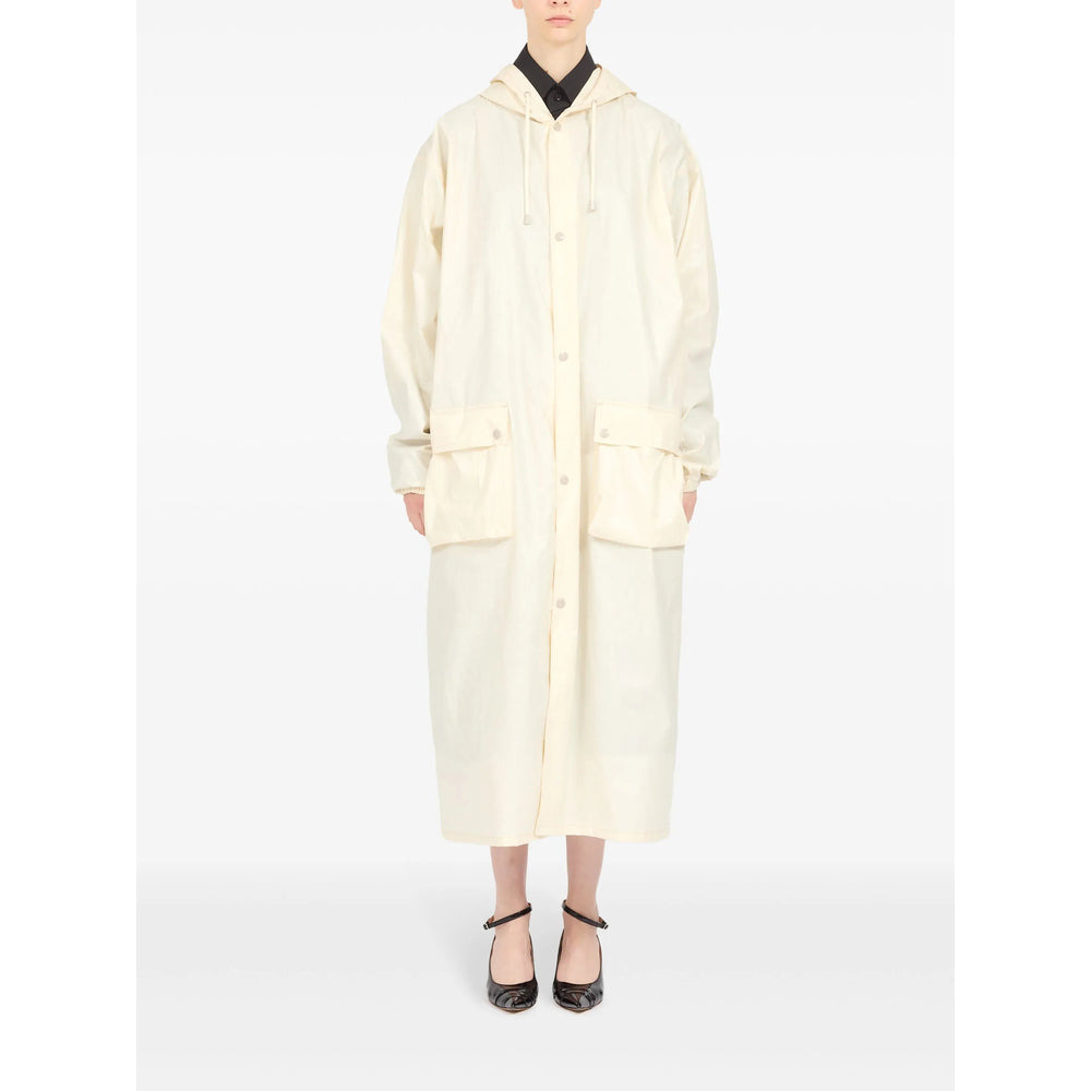 Maison Margiela Neutrals Coats - Single Breasted Coats Women - 2