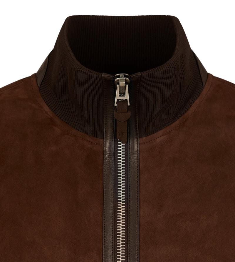 TOM FORD LIGHT SUEDE TRACK BOMBER outlook