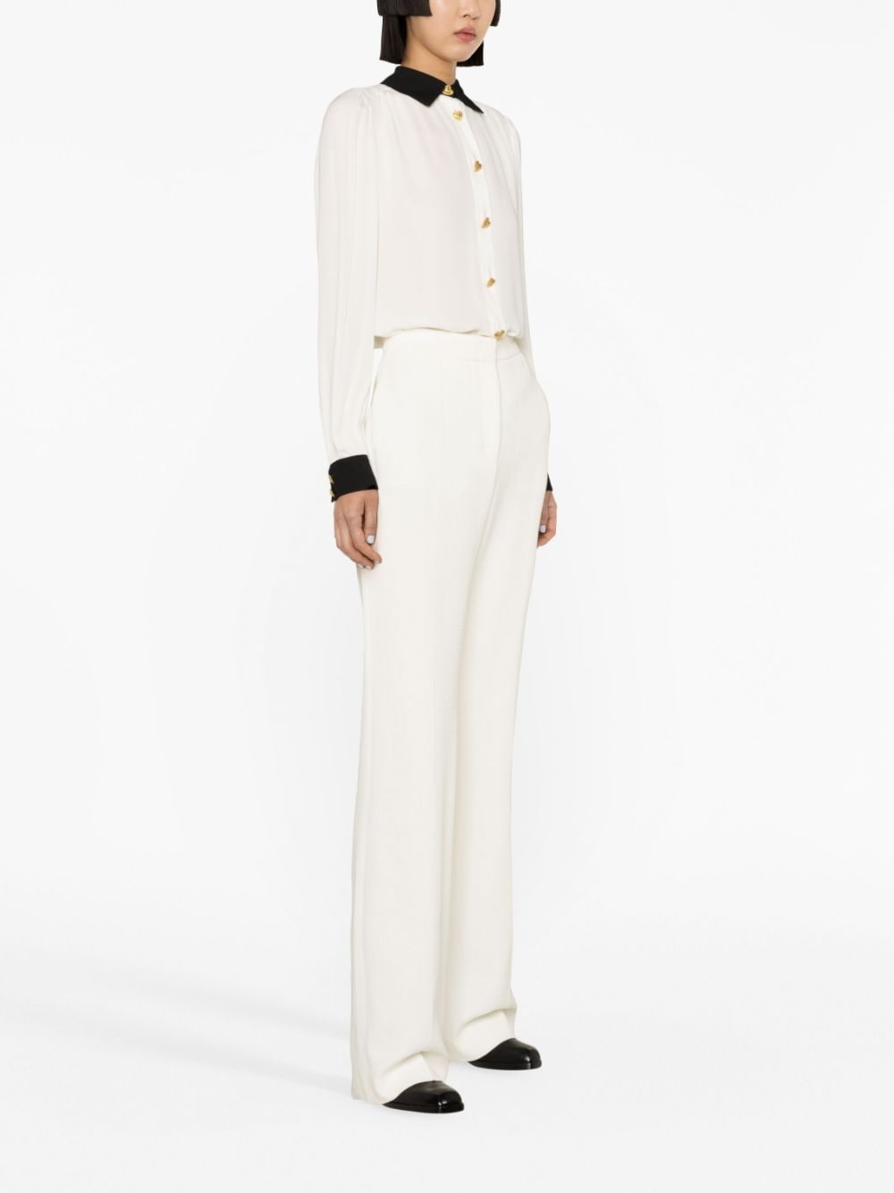 straight-leg trousers - 4