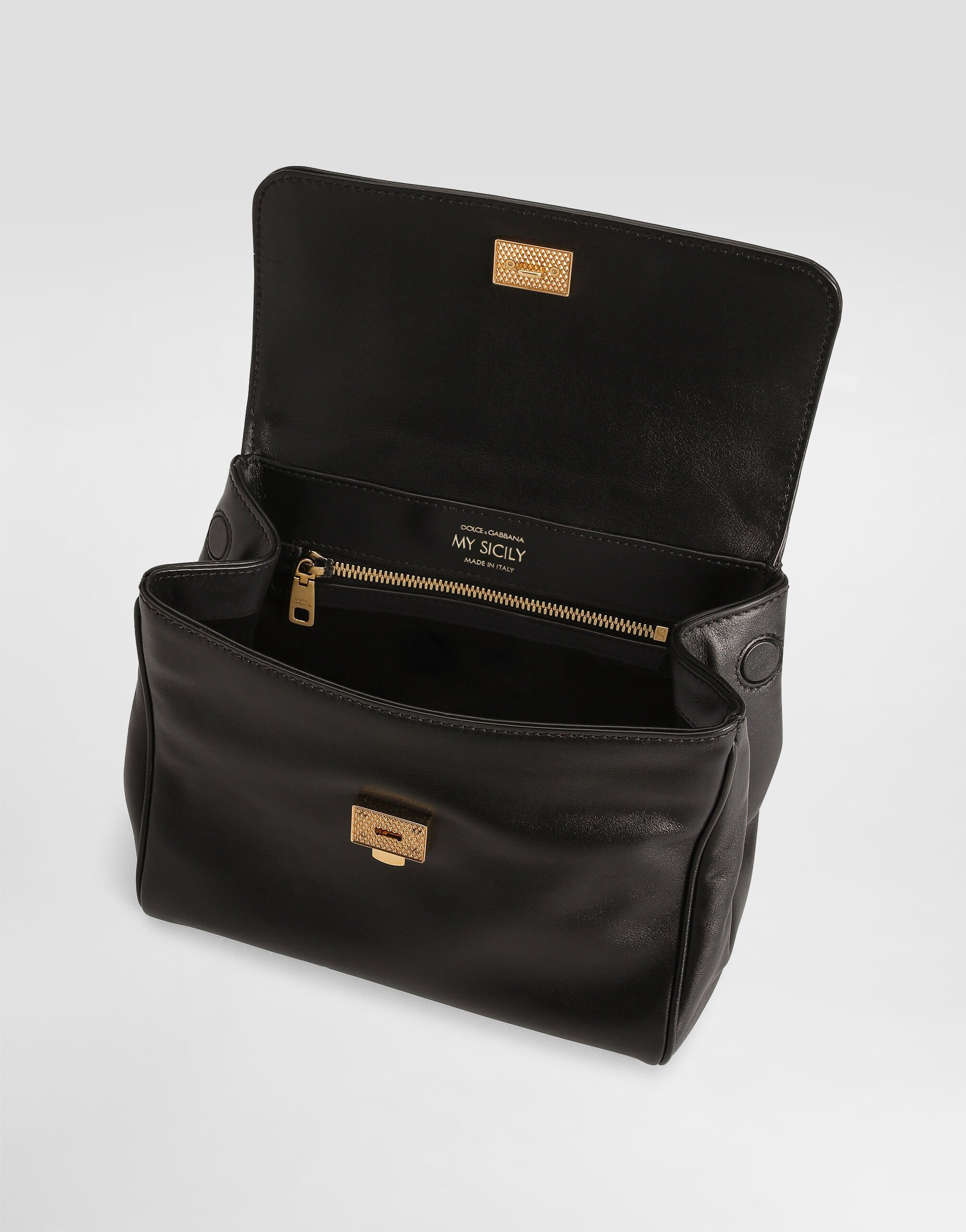 My Sicily handbag in plongé calfskin - 6