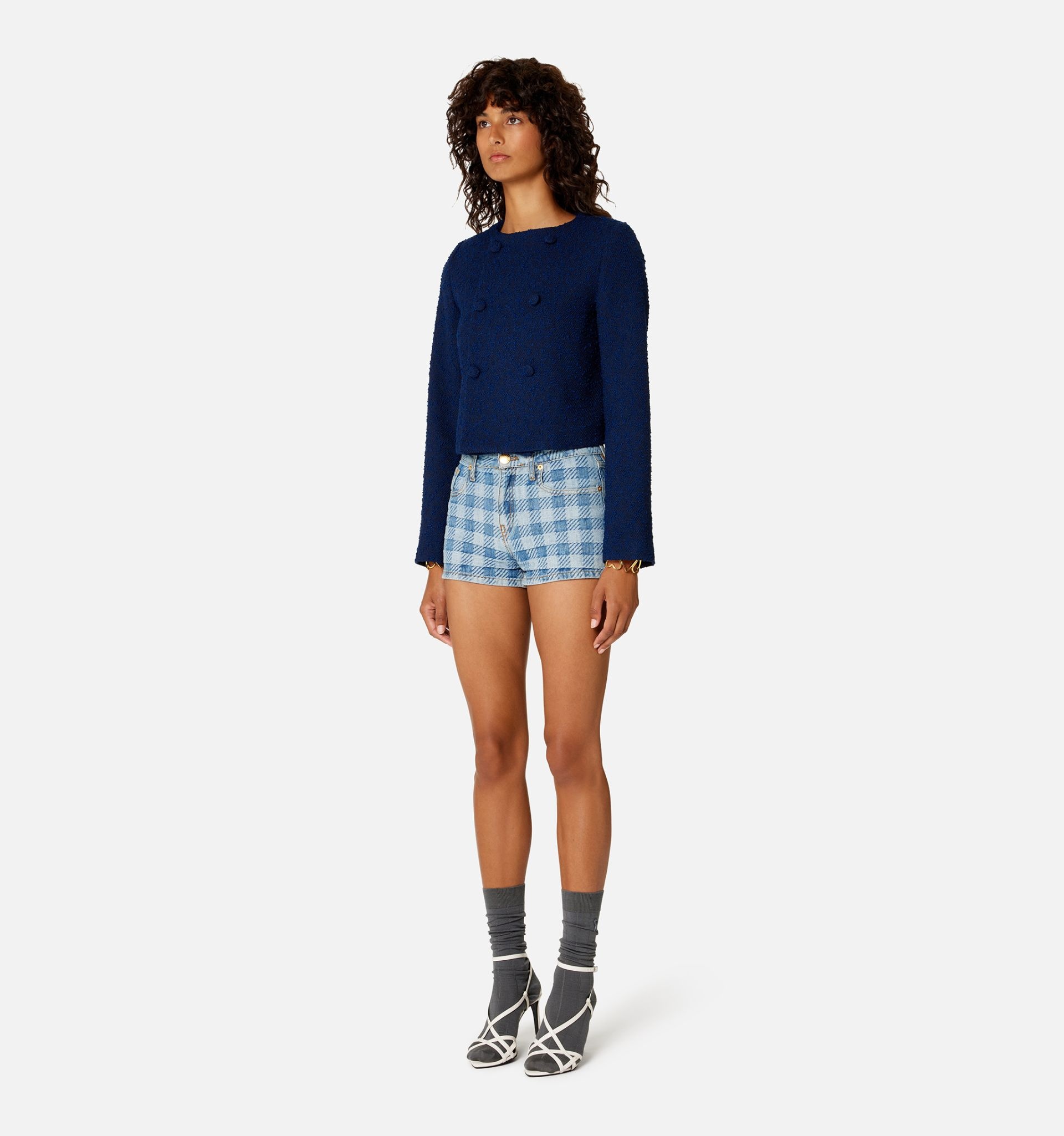 Double Breasted Short Jacket - 3