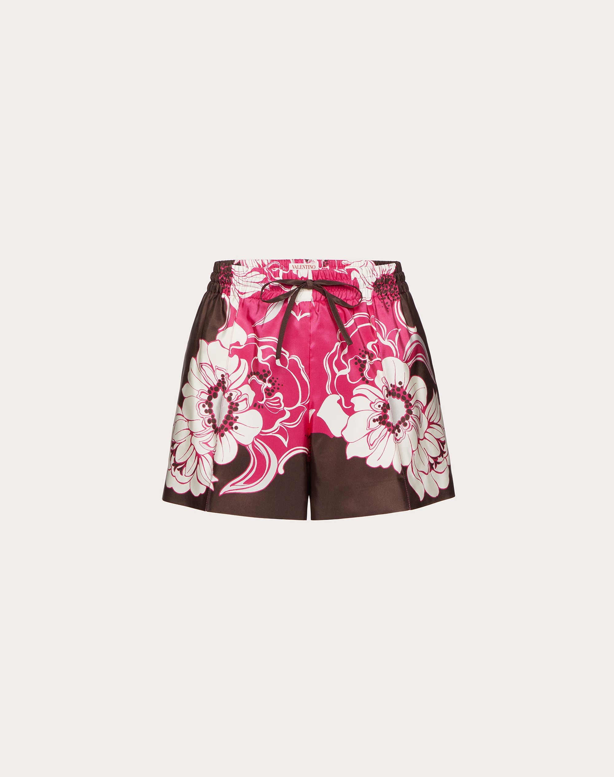 FAILLE SHORTS WITH STREET FLOWERS DAISYLAND PRINT - 1