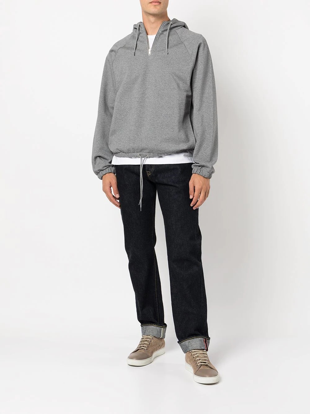 Ethan short-zip pullover hoodie - 2