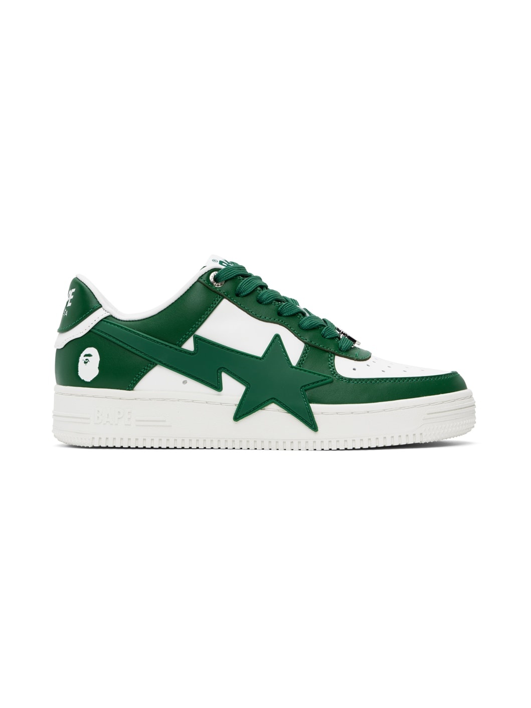 Green & White STA OS Sneakers - 1