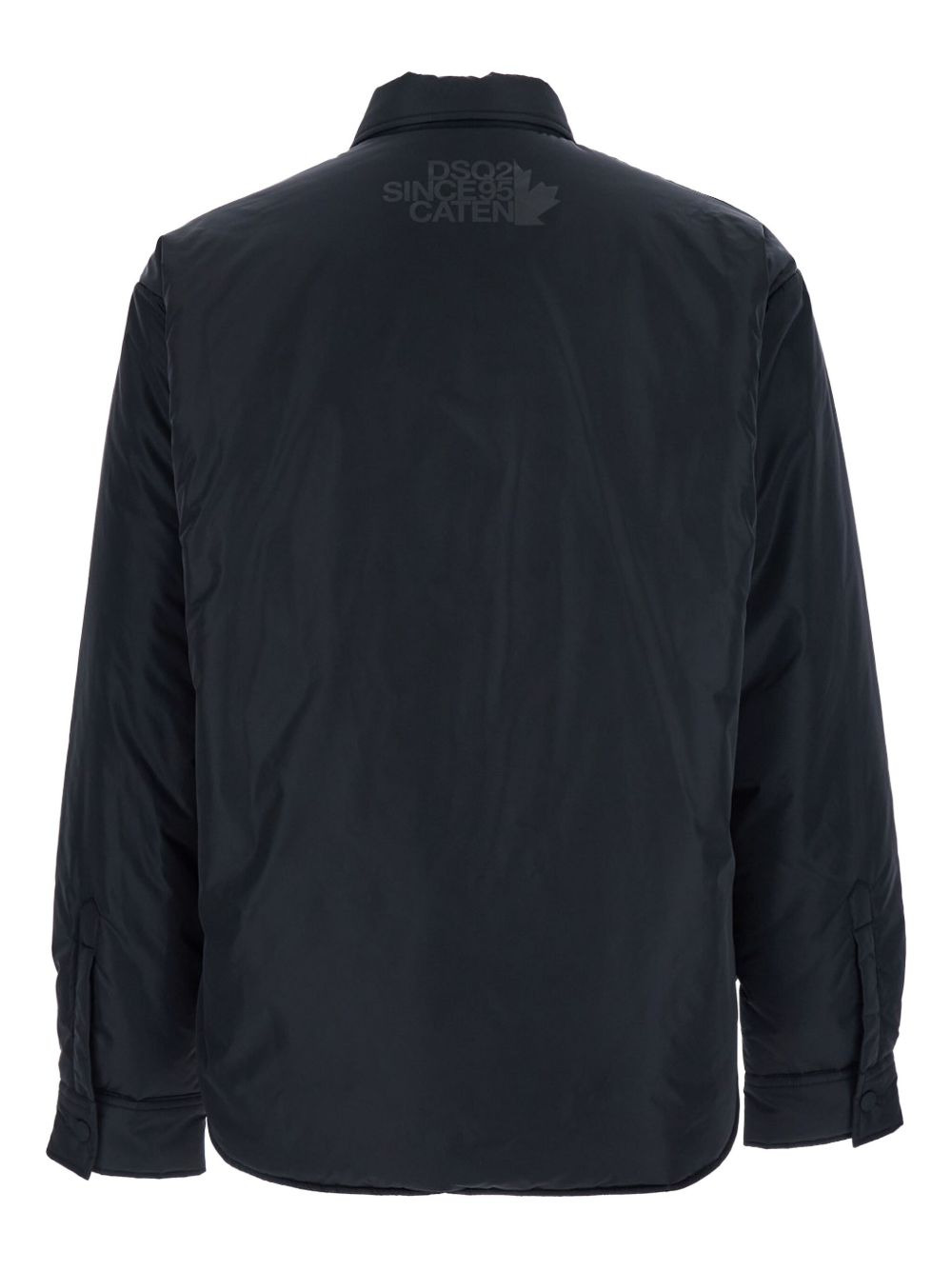 double-pocket padded shirt jacket - 2