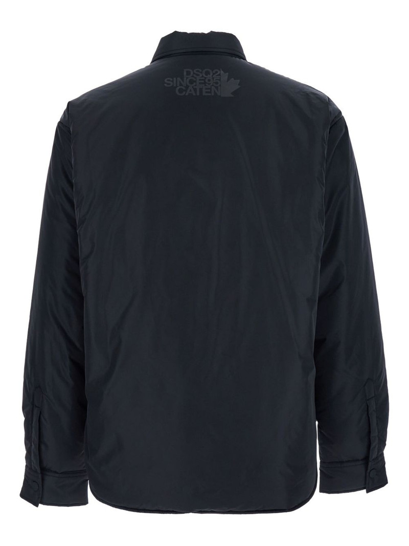 DSQUARED2 double-pocket padded shirt jacket outlook