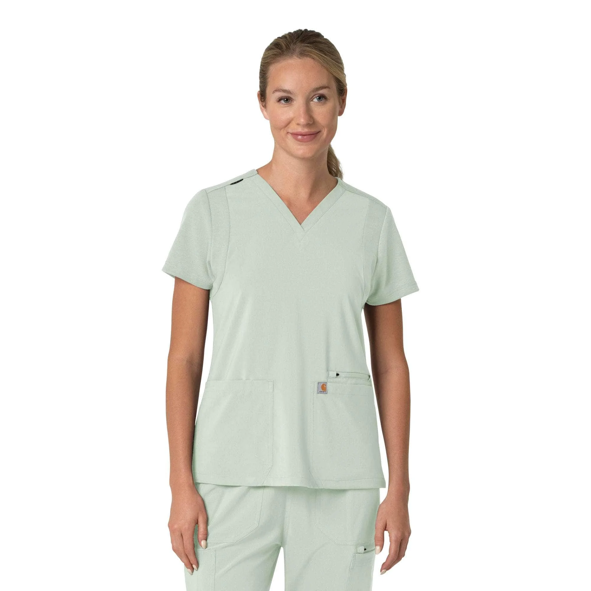 Women's Force Cross-Flex Flex Panel V-Neck Scrub Top - 1
