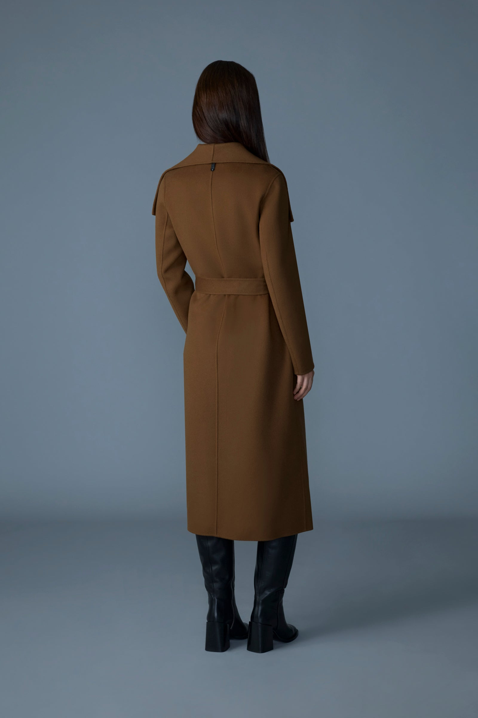 MAI-CN Double-face wool wrap coat - 4