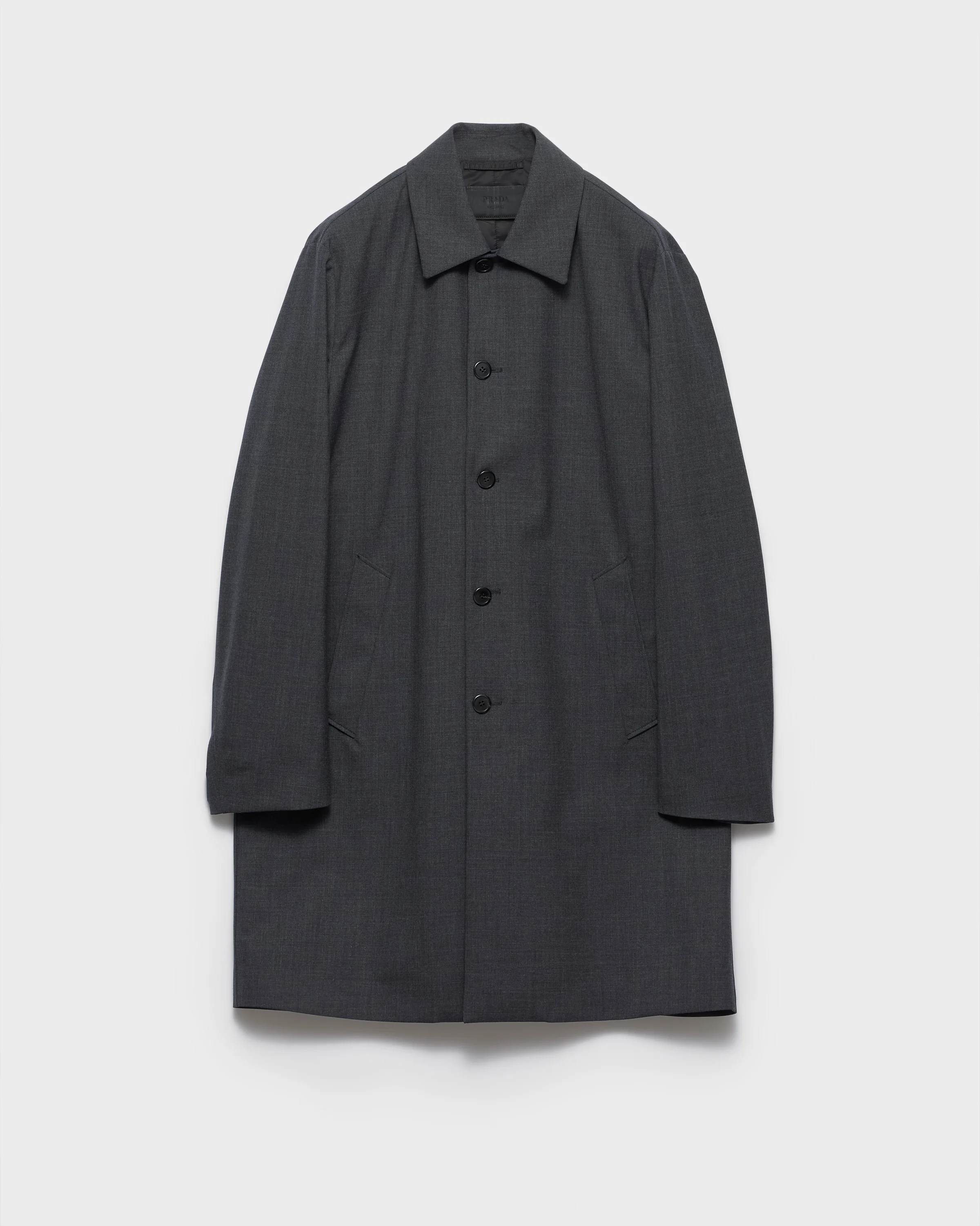 Technical wool coat - 1