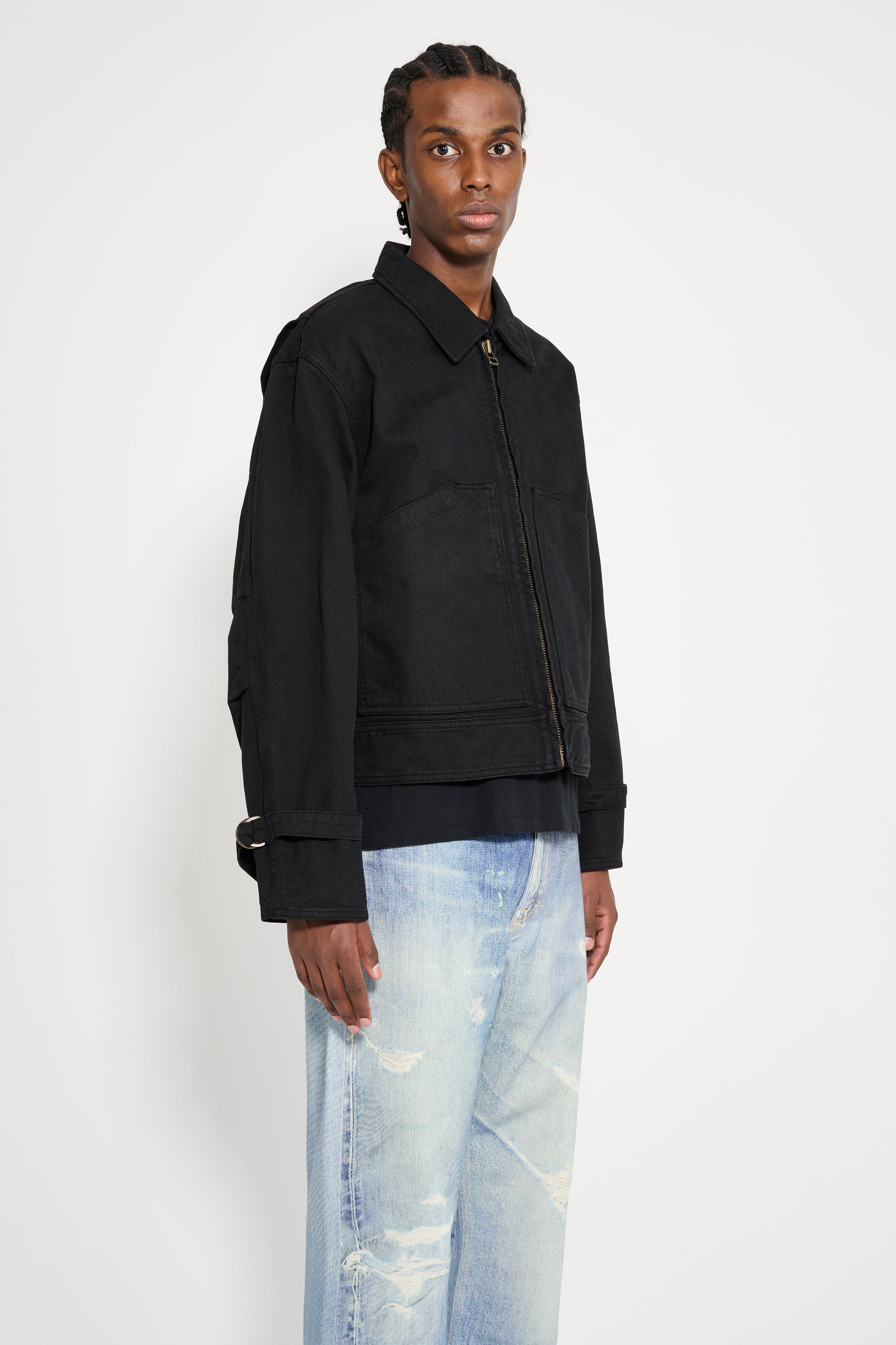 STOCKHOLM SURFBOARD CLUB WORK JACKET BLACK - 4