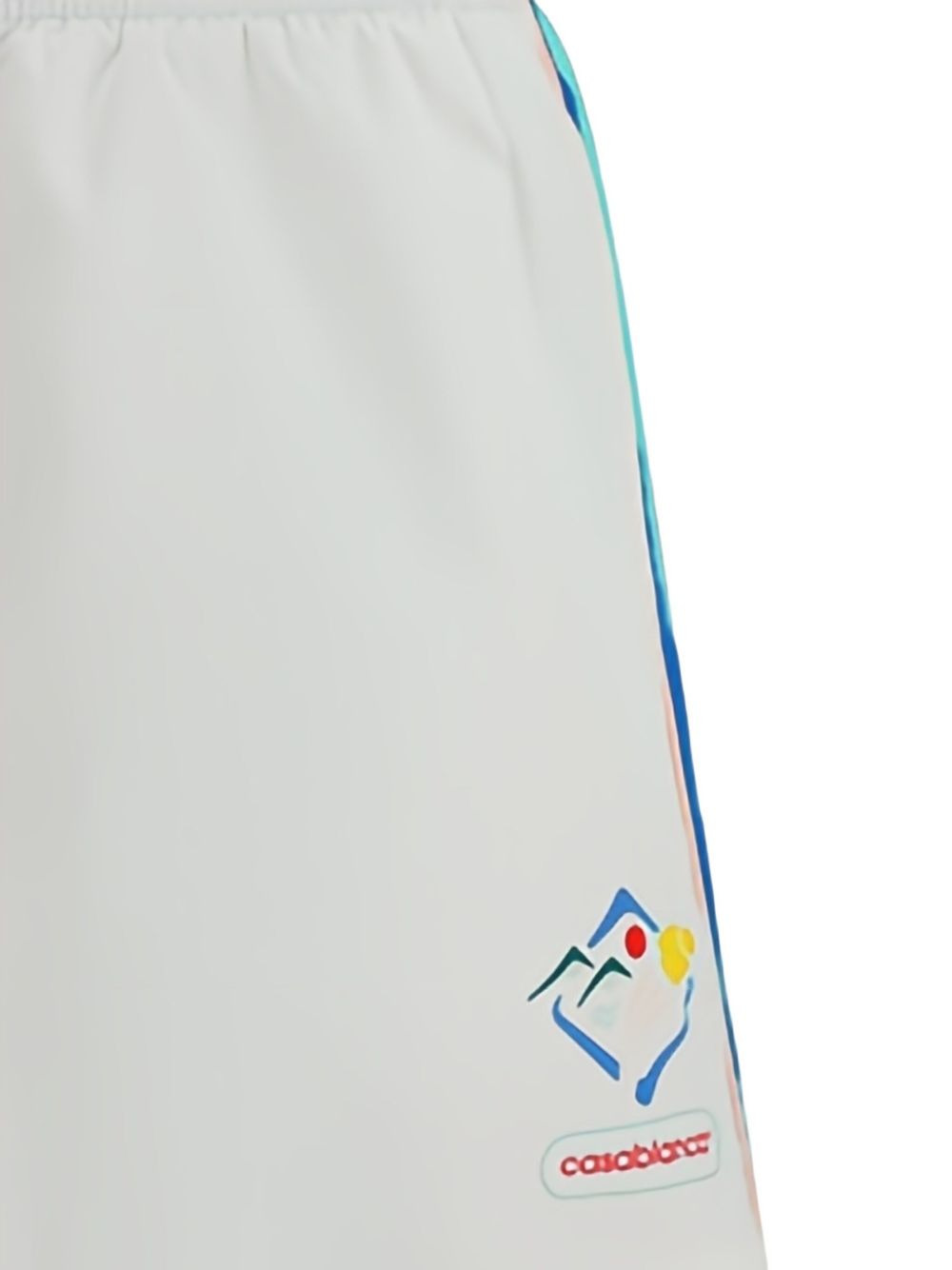 Casa Sportif graphic-panel windbreaker shorts - 4