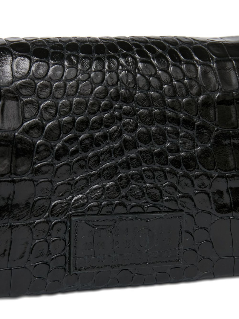 small croco-embossed shoulder bag 4