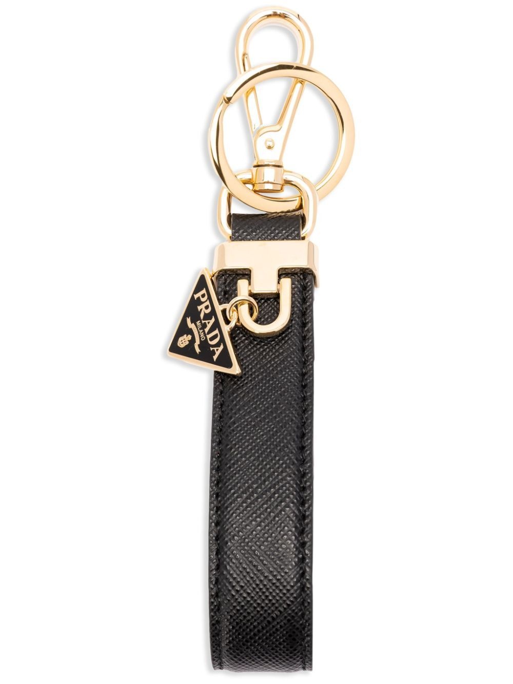 Prada Women Saffiano Leather Key Ring - 1