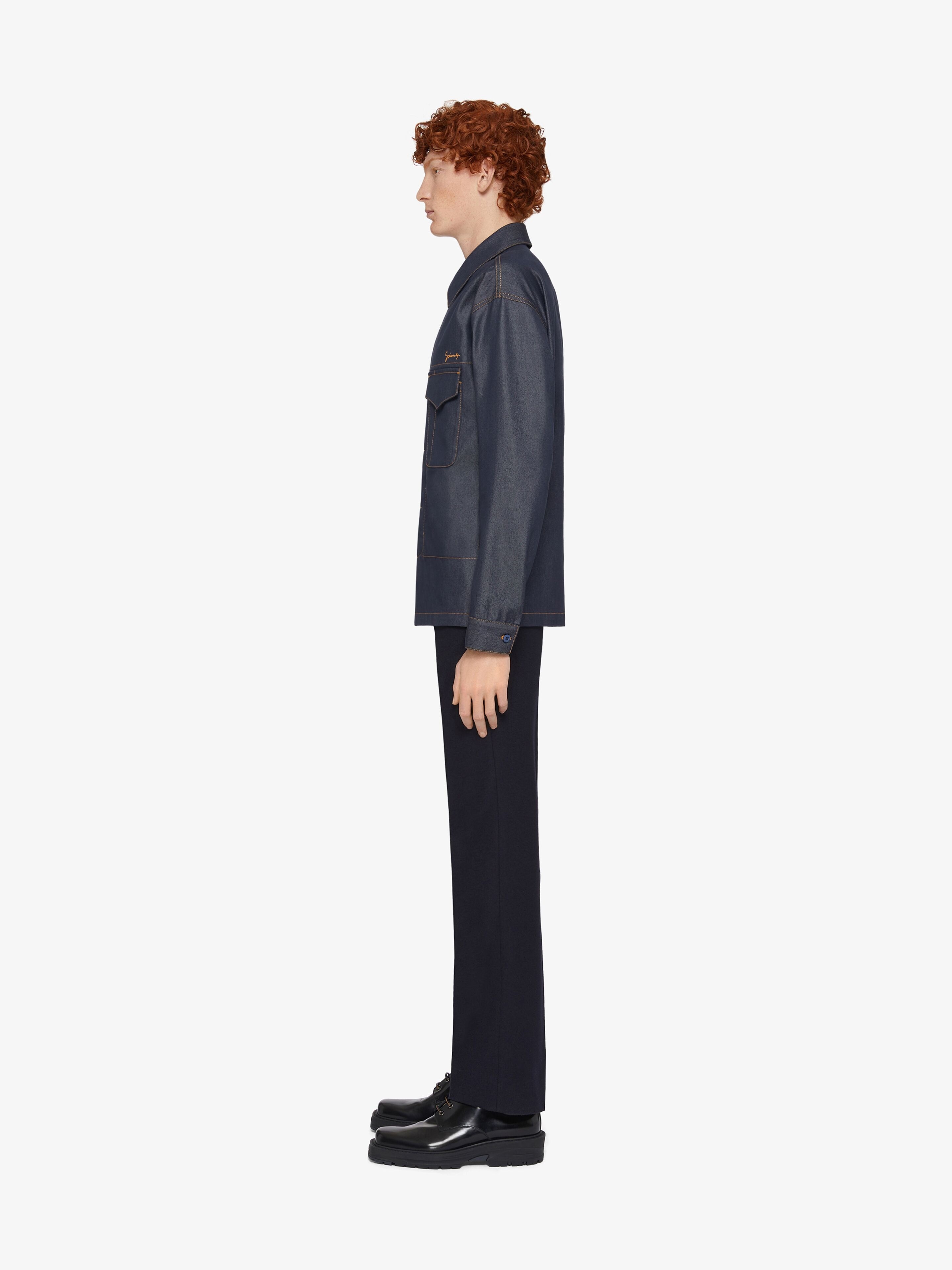 SLIM FIT TAILORED PANTS IN WOOL - 3