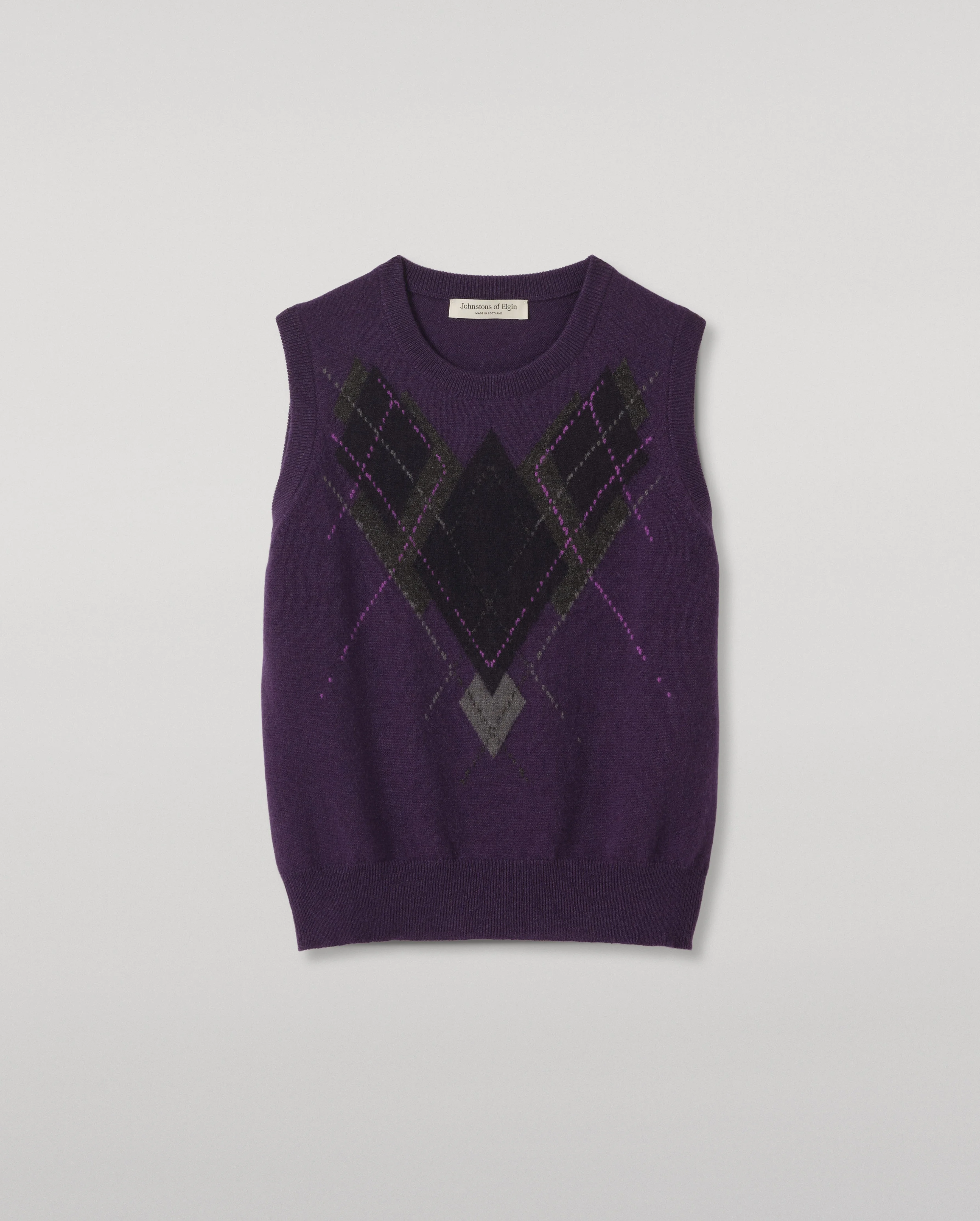 Le Jabots Purple Cashmere Tank - 1