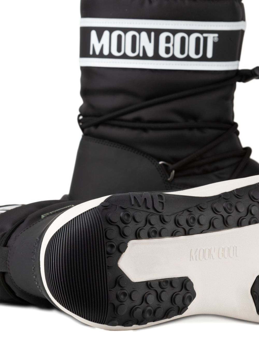 logo-print platform boots - 3